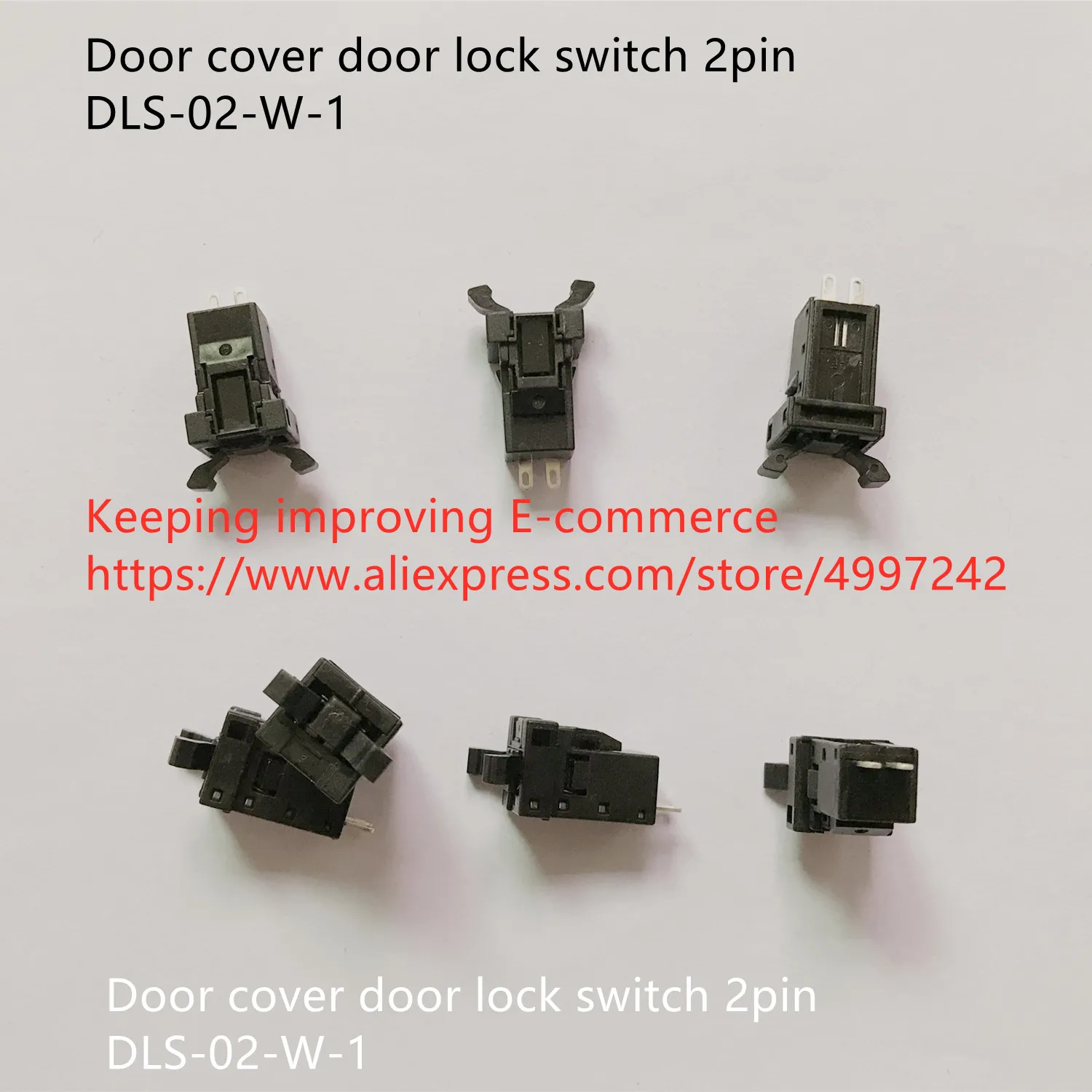 Original new 100% door cover door lock switch 2pin DLS 02 W 1|Switches ...