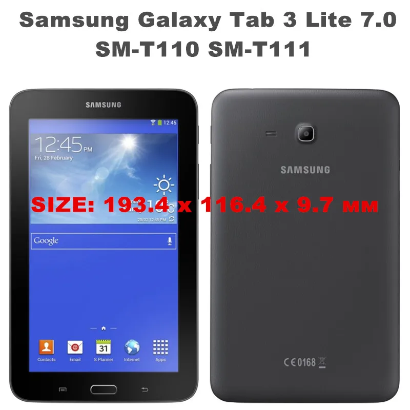 Ручка+ пленка для samsung Galaxy Tab 3 Lite 7,0 SM-T110 SM-T111 чехол для samsung Galaxy Tab E 7,0 SM-T113 чехол для SM-T116