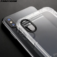 200 шт роскошный противоударный силиконовый чехол для телефона s для iPhone 6S 7 8 Plus 7 Plus XS Max XR 11 чехол Прозрачная защитная задняя крышка
