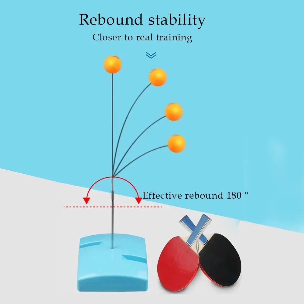 Настольный теннис мягкий вал тренировочная машина портативный Настольный теннис тренажер Эластичность ребенок взрослый пинг-понг тренировка фитнес 4