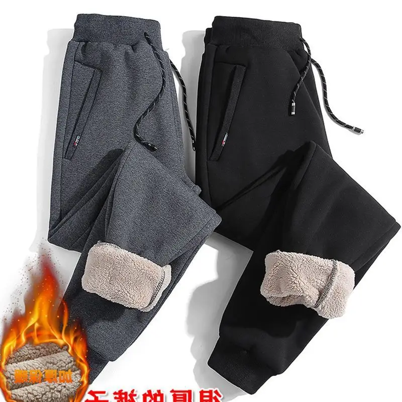 

Man Winter Casual Pant Large Size Warm Plush SPORT Pan