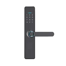 Умный Замок с отпечатком пальца, деревянный дверной замок, безопасность, офисный цифровой электронный замок