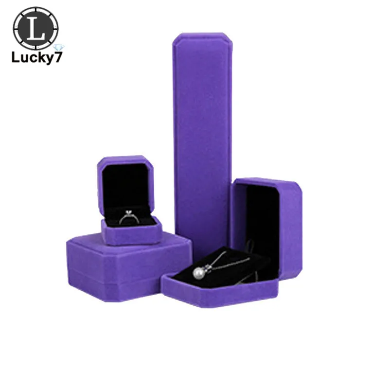 High Quality Velvet Box Jewelry Display Ring Case Pendant Necklace Gift Organizer Wedding Storage | Украшения и аксессуары