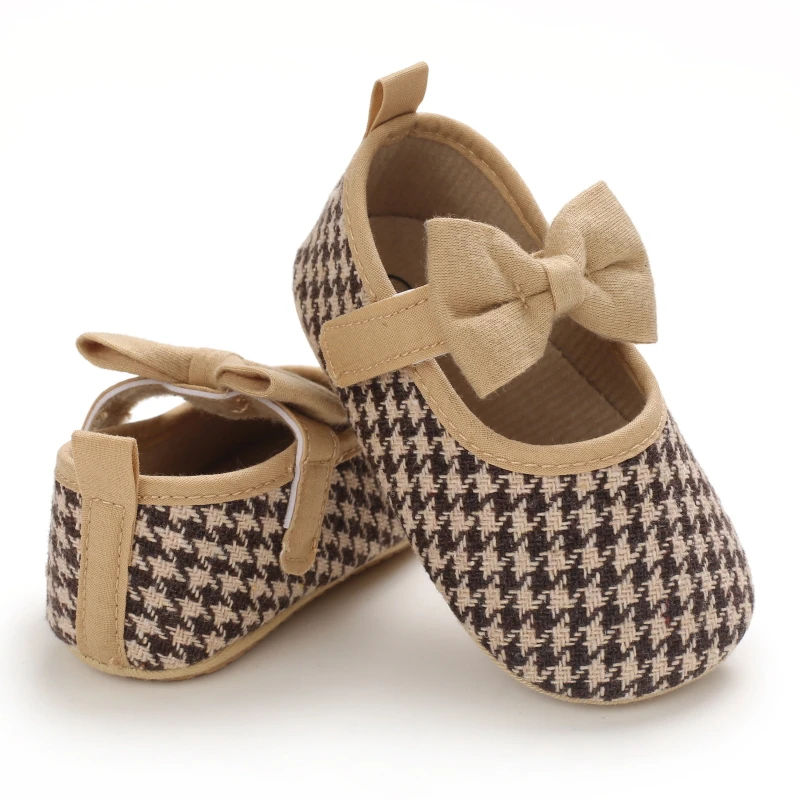 Infant Newborn Baby Girls Princess Non-Slip Floral Border Shoes Toddler Baby Soft PU Leather Prewalker Shoes Solid First Walkers