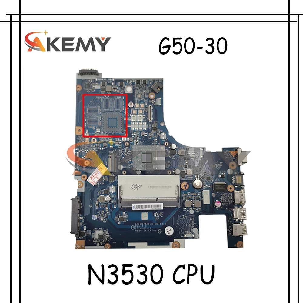 Материнская плата Akemy ACLU9 / ACLU0 для ноутбука Lenovo NM-A311 Laptop N3530 (для процессора INTEL)
