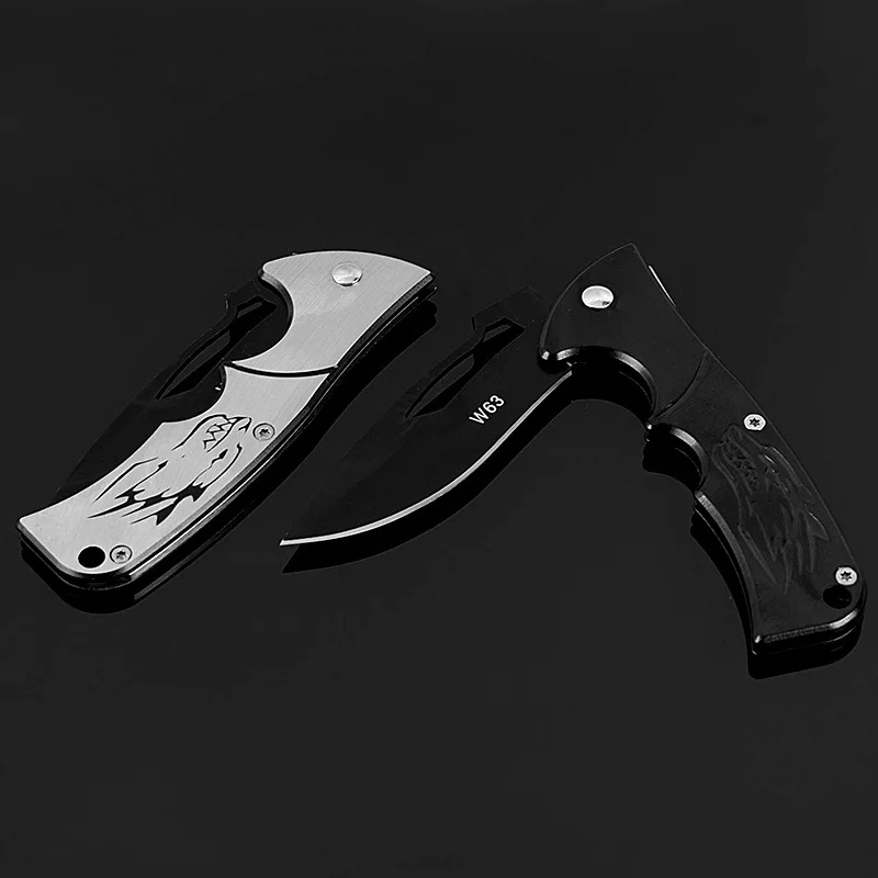 

Portable Tactical Folding Knife Stainless Steel Camping Survival Pocket Knives Outdoor Fishing Hunting Fruit Knife High Hardness