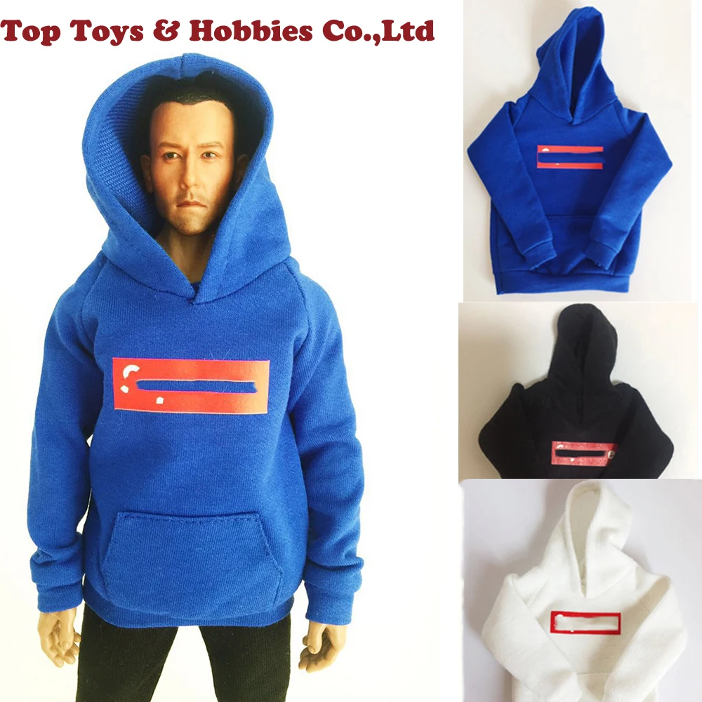 

New stock 3 colors 1/6 scale man male hooded sweater hoodies clothes toy models for 12 inches action figures bodies