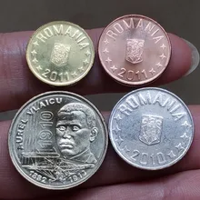 Набор из 4 шт., настоящая коморативная монета, оригинальная коллекция