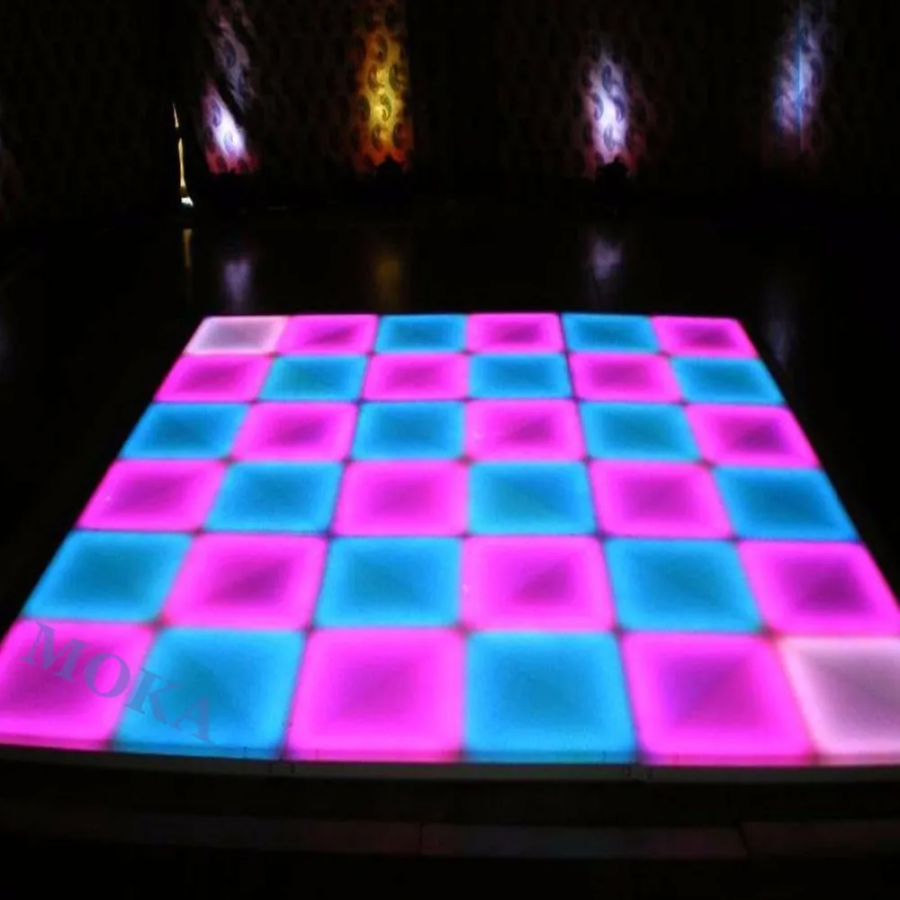 48 квадратных метров 1 м * DMX LED танцующий пол RGB led dj свет Светодиодный сценический