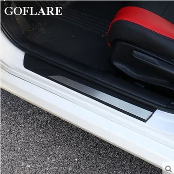

Car Styling led auto door sill protector for Honda Civic accessories 2016 2018 2019 illuminated door sills scuff plate guards