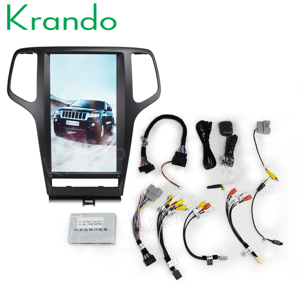 Автомобильный радиоприемник Krando Android PX6 8 1 4 + 64 Гб 13 3 дюйма Tesla с вертикальным