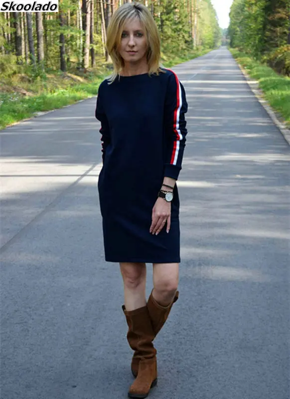 cotton sweatshirt dress