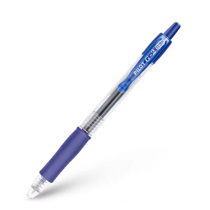 Гелевая ручка-пресс Pilot BL-G2-5 0,5 мм, выдвижной Премиум-набор инструментов для офиса и школы - Цвет: 0.38 blue