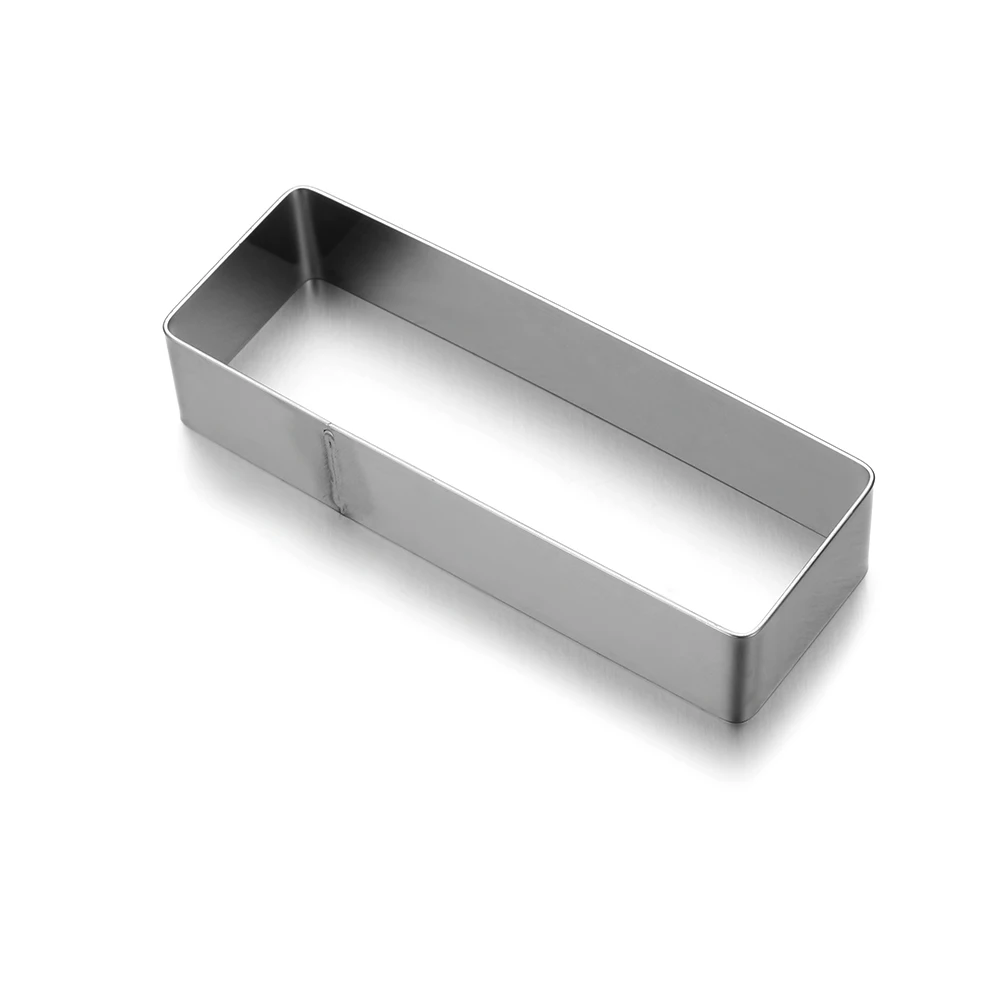 Прямоугольное кольцо для Мусса из нержавеющей стали 3 размера| |