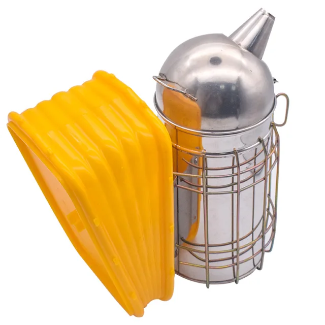 Új Méhészeti Dohányzó Rozsdamentes Acél Méhes Dohányos Adócsikészlet Kaptár Füst Permetező Méhészkészletek Méhész Eszközök - Image 4