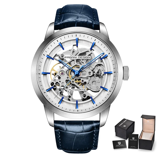 2021 Pagani Design New Men's Luxury Automatic Mechanical Watch Stainless Steel Waterproof Sports Leather Watch Relogio Masculino 