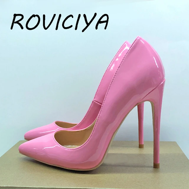 Zapaka Women Hot Pink Strappy High Heeled Sandal Open Toe Party Heels –  ZAPAKA