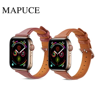 

Retro Cow Leather strap for Apple watch band 44 mm 40mm iWatch band 42mm 38mm watchband bracelet Apple watch 5 4 3 21 38/42 44mm