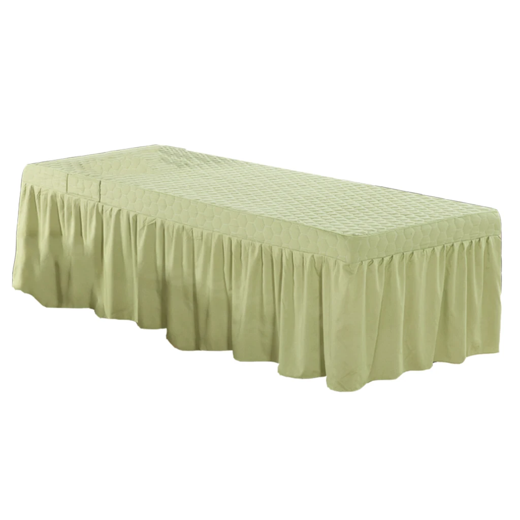 190x70cm Microfiber Cosmetic Mattress Valance Sheet Massage Table Skirt European Style for Cosmetic Beauty Salon Hotel Hospital