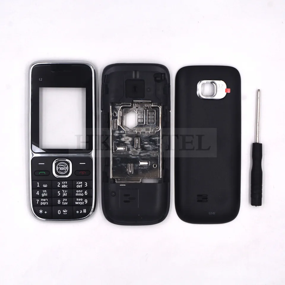 HKFASTEL новый высококачественный чехол для Nokia C2 c2 01 полный корпус + инструмент