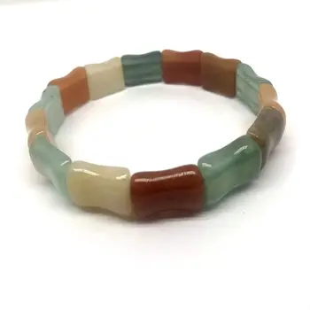 

Natural Tangling Jade Bamboo Hand Row Men and Women