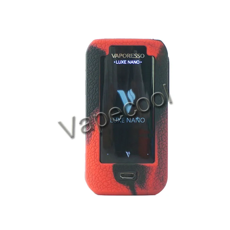 Чехол с текстурой кожи для Vaporesso Lux Nano 80 Вт TC Box mod, силиконовый чехол, гелевый Чехол для Vape Mod Shield