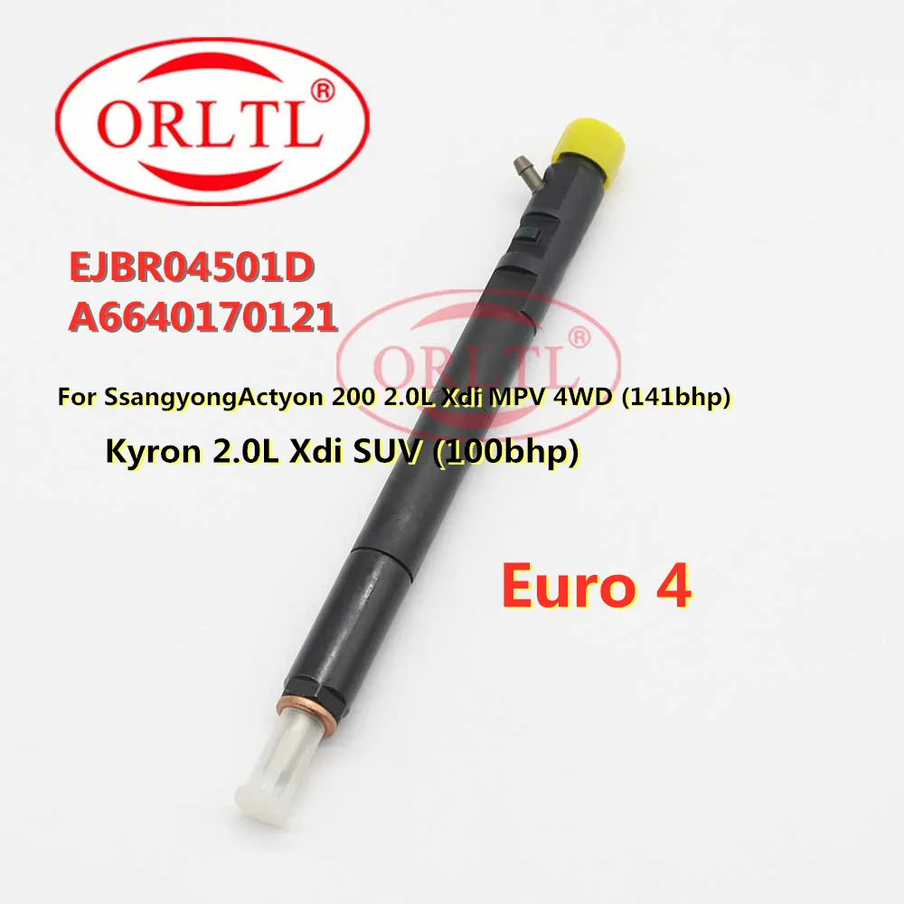 Топливный инжектор ORLTL A6640170121 EJBR04501D распылитель с общей топливной магистралью 4501D