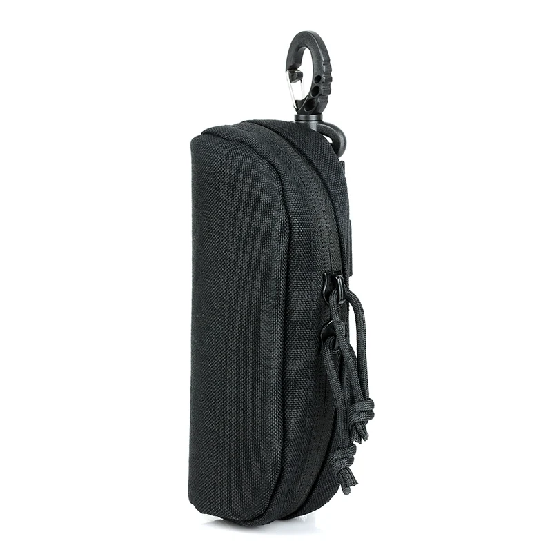 Открытый тактический Molle солнцезащитные очки Чехол Открытый Портативный Анти-шок 1000D нейлон Жесткий раскладушка переноски футляры для очков