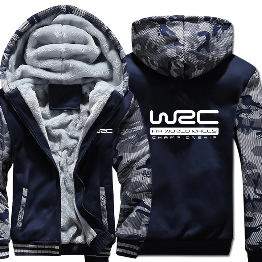 Чемпионат мира по ралли WRC толстовки Зимний камуфляжный чехол куртка для мужчин