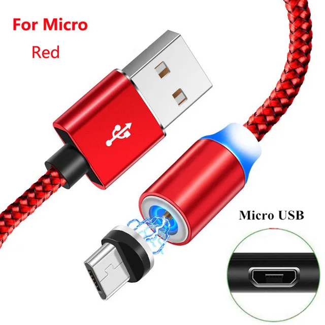 usb c 20w LED Magnetic USB Cable Fast Charger charging Micro USB Type C For Honor 9 10 20 lite 9X 8X 9A V20 10i 20i 7X 7C 7A 8A 8C MAX powerbank quick charge 3.0 Chargers