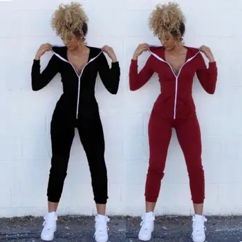 

Womens Ladies Casual Tracksuits Set Jumpsuit Playsuit Active Sport Loungewear