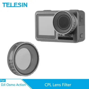 

Hot TELESIN CPL Circular Polarizer Camera Filter Aluminium Alloy Frame Lens 8.5mm For DJI Osmo Action Camera Accessories