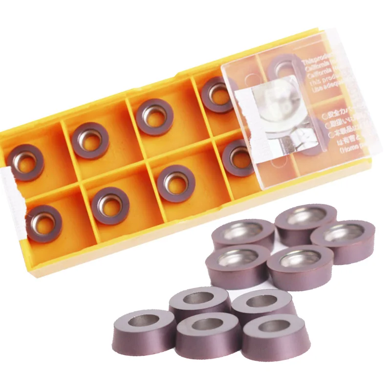 

High Quality 50Pcs RPMW1003M0 VP15TF / RPMW1003M0 R5 Insert Carbide Milling Inserts Metalwork