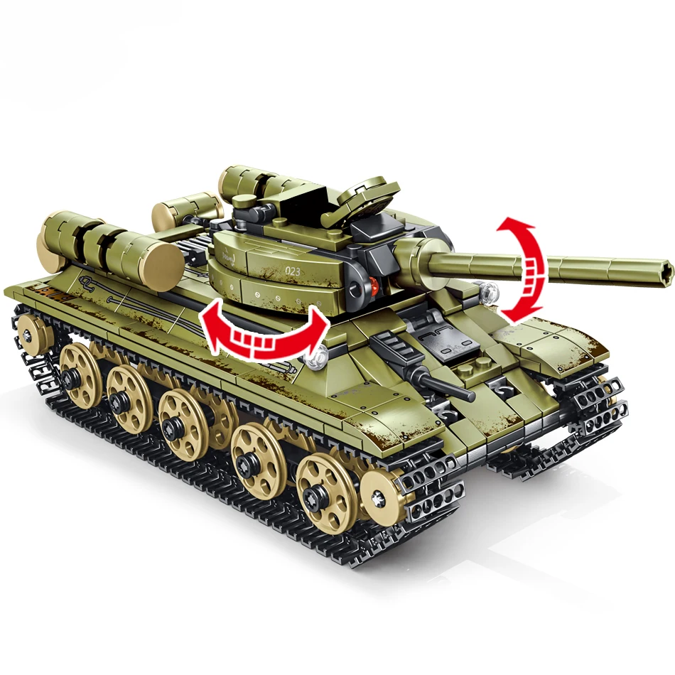 SEMBO BLOCK 683 шт. WW2 серия танков строительные блоки из серии svit совместимые модели
