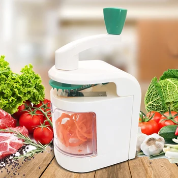 

Kitchen Vegetable Spiralizer Slicer Tools 4 In1 Hand Spiral Cutter Fruit Salad Grater Artifact Multifunctional Mandoline Slicer