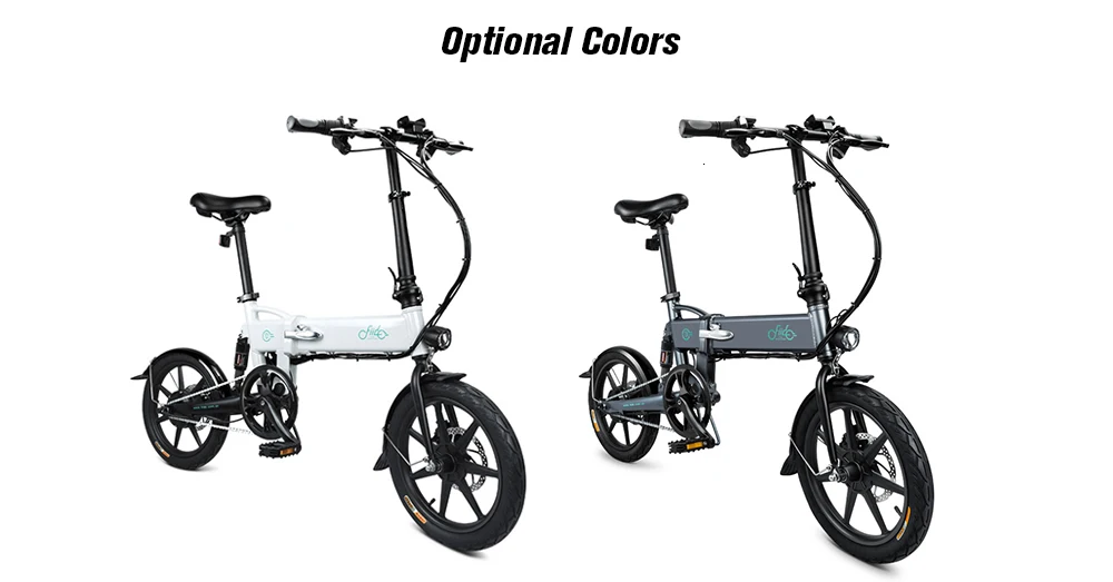 Perfect 16 Inch Fiido D2 Adult Electric Bicycle 2 Wheels Electric Bicycle Mini 250W Folding Portable Electric Bike 11