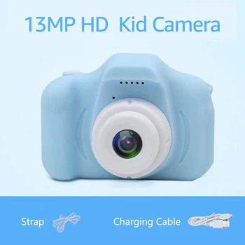 

13MP Kids Children Digital Camera 1080P Video Camcorder for Girls Boys Built-in Battery with Strap Charging Cable Mini Camera
