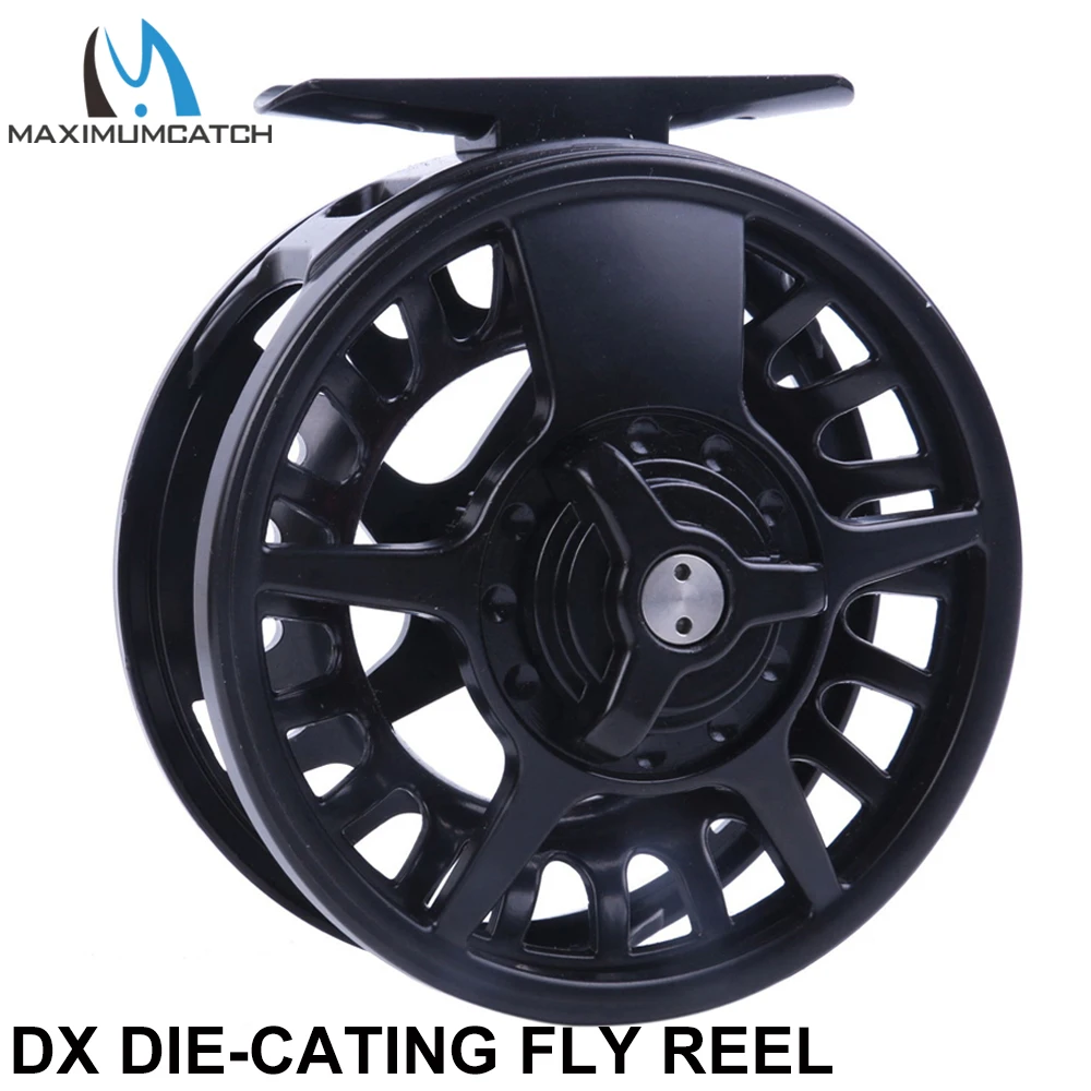 Maximumcatch 5/6/7/8 WT Fly Reel Aluminum Black Right&Left-handed