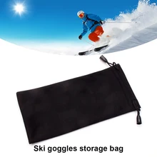 

10pcs Ski Goggle Bag Soft Microfiber Protective Storage Case Sleeve With Draw String Snow Goggles Skiing Carrying Pouch