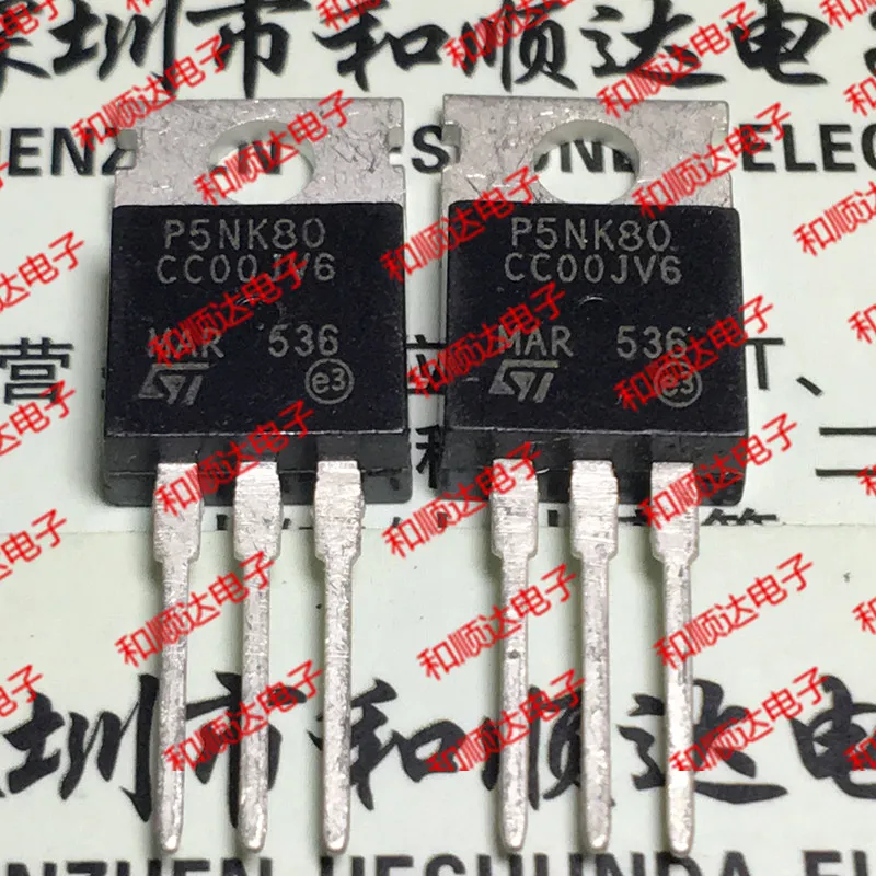 5 шт/STP5NK80 P5NK80 TO-220