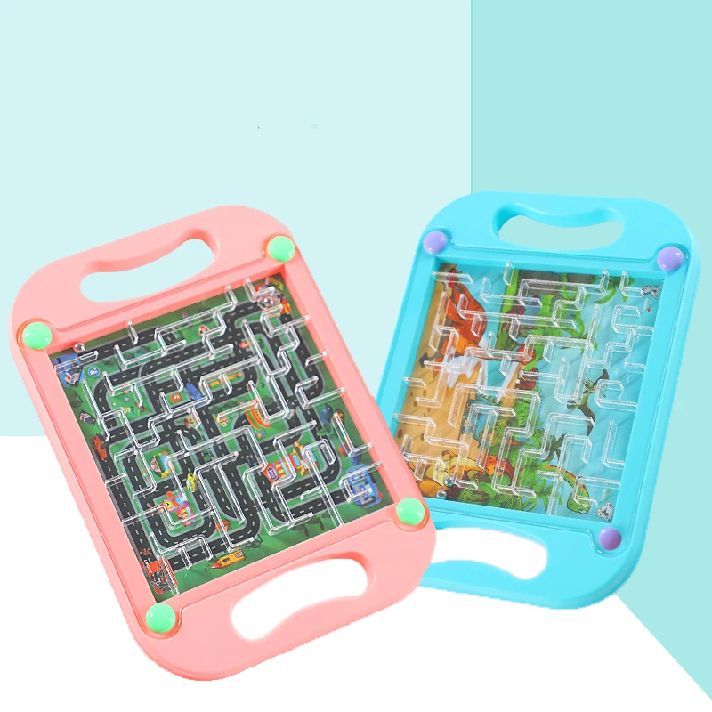 Доска-лабиринт с лабиринтом развивающая ручная игрушка баланс мяча игровая