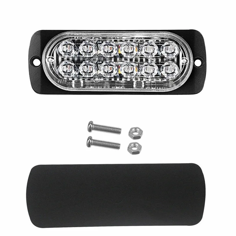 Автомобильная лампа для рабочего освещения 12 V-24 V Пластик прозрачный Предупреждение Рабочая аксессуары для запасных частей