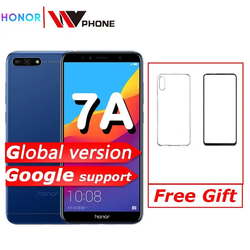 Honor 7A 5 7 дюймов Snapdragon 430 Восьмиядерный передний 8.0MP задний 13.0MP 3000 мАч|Смартфоны| |