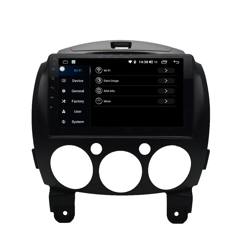 Perfect Car audio Android 9.0 8-core 4/64G for Mazda 2 with DSP Carplay Radio BT GPS navigation support WIFI and 4G internet 5