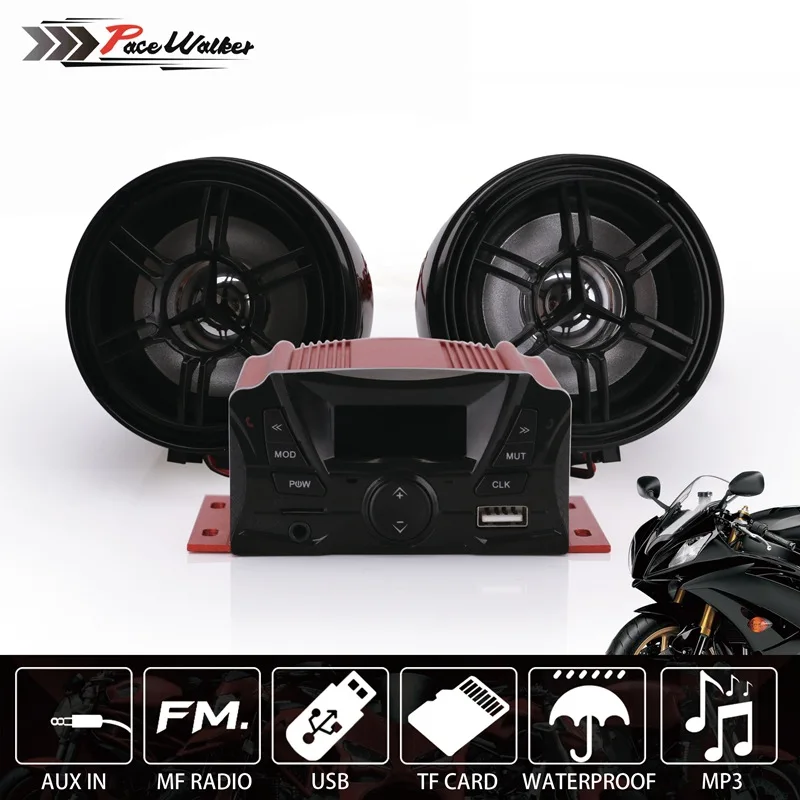 

Wholesale Supply Sound System of Motorbike System Remote Control Stereo Waterproof 2 Audio Universal USB Audio MP3 12V