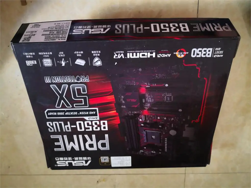 PRIME B350-PLUS AM4 интерфейс компьютер ATX игровая доска поддержка R7 1700X
