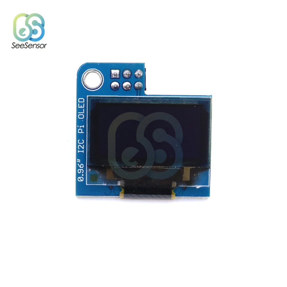 PiOLED I2C 0,96 дюймов OLED 128x64 SSD1306 белый для RPI Raspberry Pi 1, B+, Pi 2, Pi 3 и Pi Zero 3,3 V