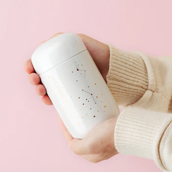 

Thermos Bottle Starry Sky Mini Small Capacity 304 Stainless Steel Vacuum Flask 230ML Thermo Bottles Leakproof Coffee Mug