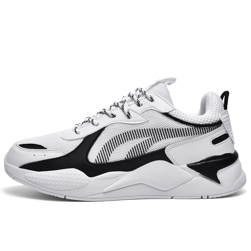 Белый Кроссовки мужская обувь Бег женская обувь zapatillas hombre deportiva; сезон весна-осень; женские босоножки; zapatos mujer Лидер продаж; chaussure homme erkek беговые кроссовки ayakkabi - Цвет: Белый