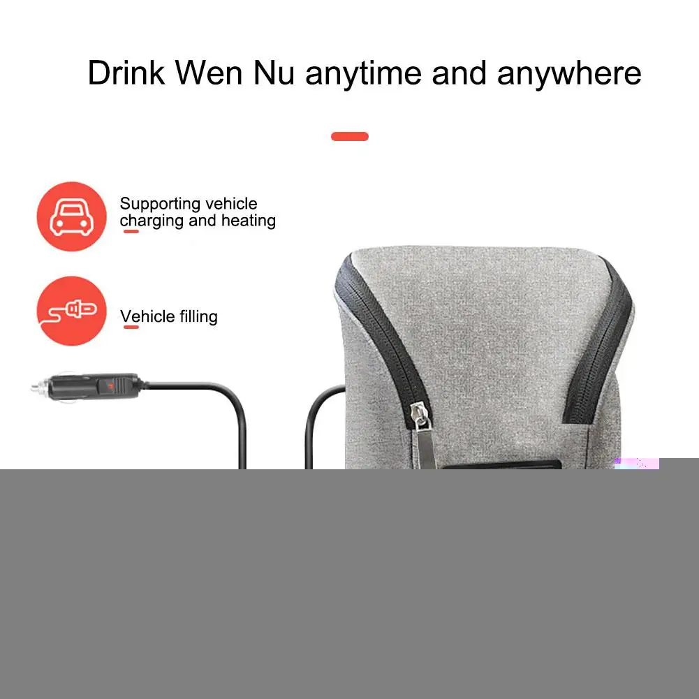 Carmounted Double Bottle Warm Portable Outdoor Thermostatic Constant Temperature Heater Multi-functional Milk Bottle Storage Bag